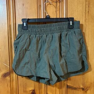 Avia Women's Athletic Shorts in Olive Green - Front Pockets - Size Small